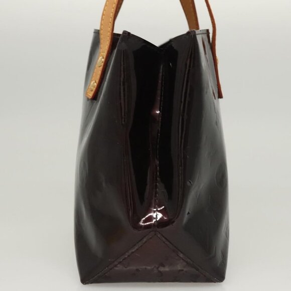 LOUIS VUITTON Monogram Vernis Reade PM Hand Bag Amarante LV Auth - Picture 4 of 16